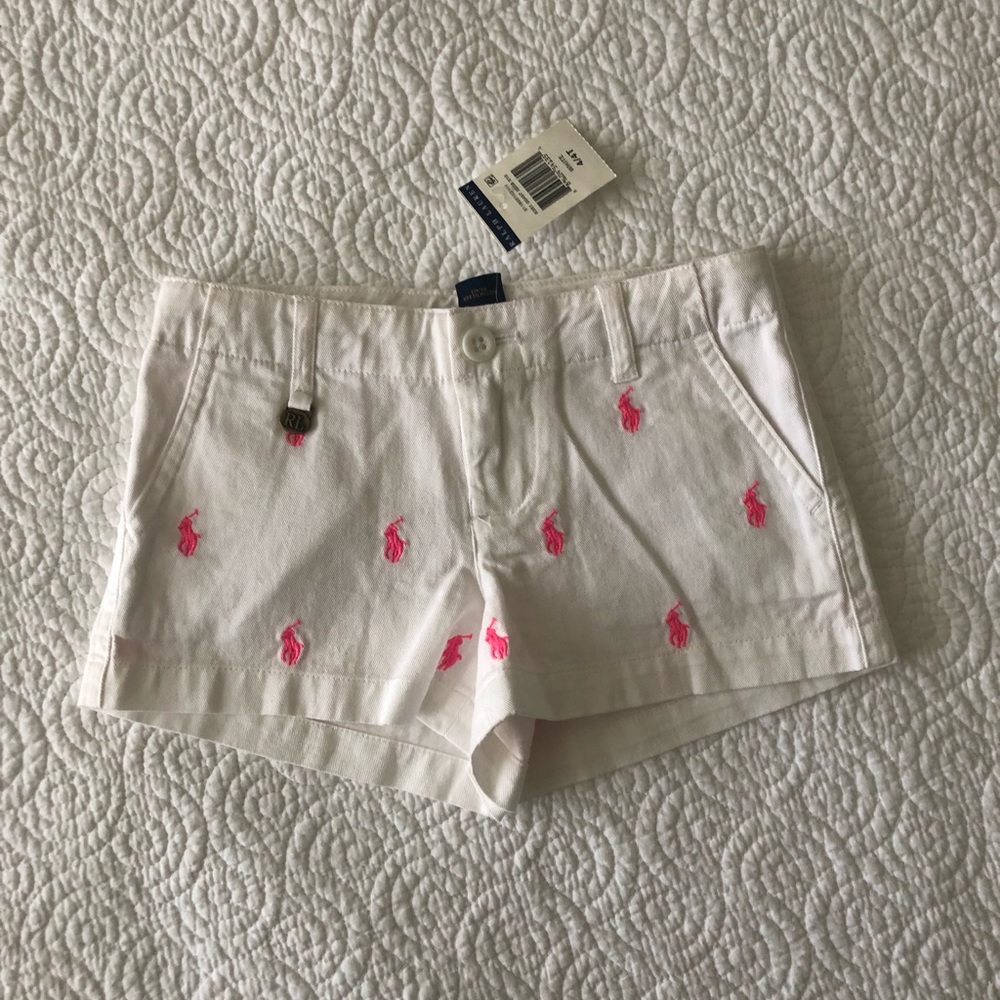 💕Toddler girls Polo Ralph Lauren shorts w/ tag💕